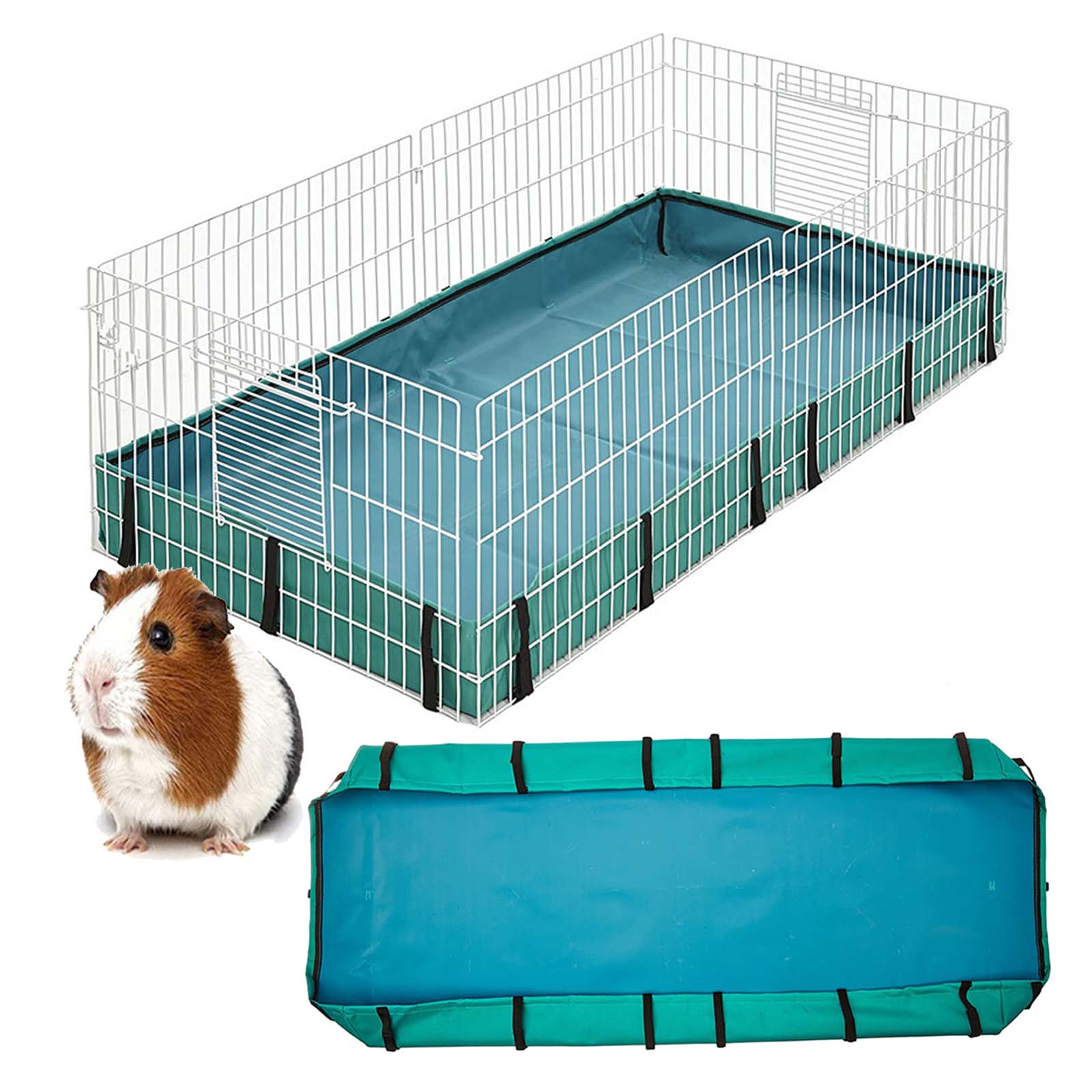 Cavia Kooi Tarp Bodem Kooi Kussen Wasbare Pads voor Roosters Habitat voor Bunny Kleine Dieren Hamster Fretten Accessoires