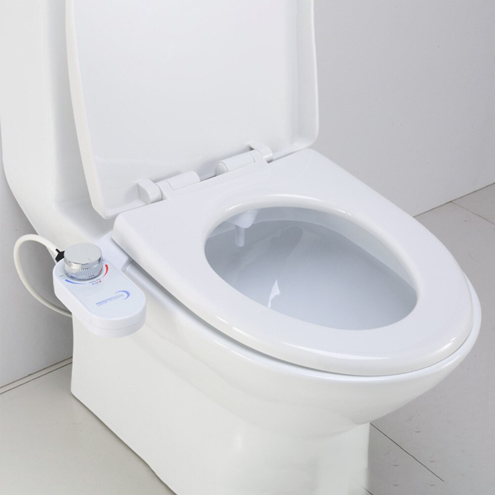 Boquilla para lavado retráctil con bidé limpiador automático con tubo accesorio para asiento de inodoro Spray de agua mecánico no eléctrico para Baño