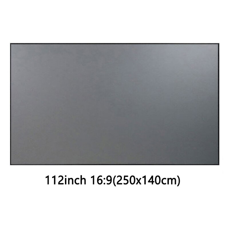 72 84 100 120 Inch Reflective Fabric Cloth For YG300 T6 XGIMI H2 HALO Mogo for mi DLP Projector Screen: H