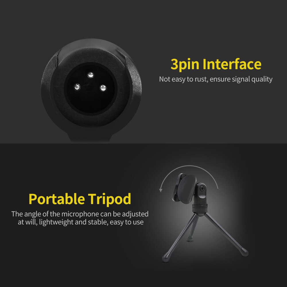 usb microphone Computer Conference Microphone Omnidirectional Capacitive Desktop Microphone for Meeting Karaoke Voice Chat