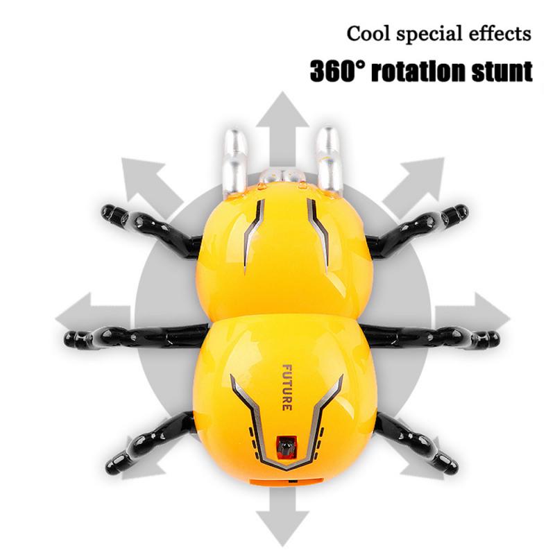 2 couleurs modèle araignée télécommande voiture Simulation araignée télécommande jouet Capable de courir verticalement électrique animaux jouet