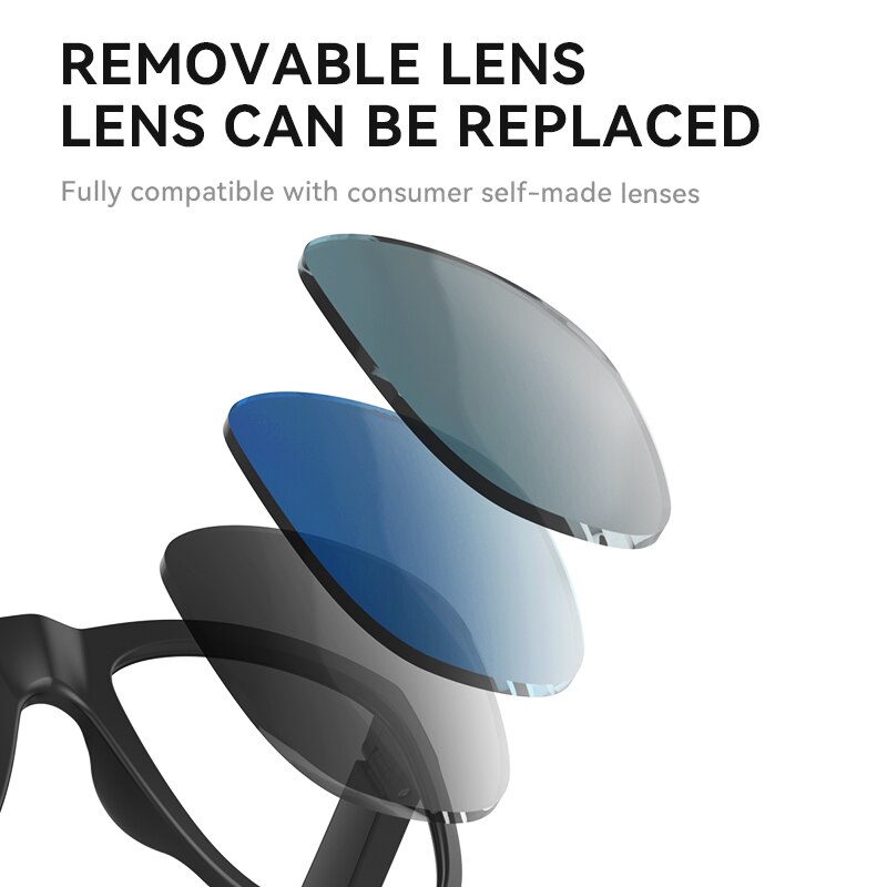 Voor Xiaomi Huawei Bluetooth Slimme Bril Audio Handsfree Call Sport Stereo Zonnebril Headsets Muziek Hd Geluid Slimme Bril