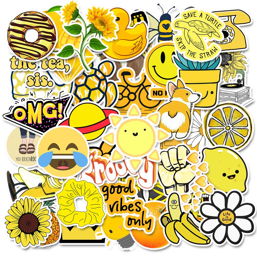 11 style VSCO Vinyl Stickers Waterproof,Aesthetic,Trendy -VSCO Girl Essential Stuff for Water Bottles Stickers Suitable: AZ073-50pcs