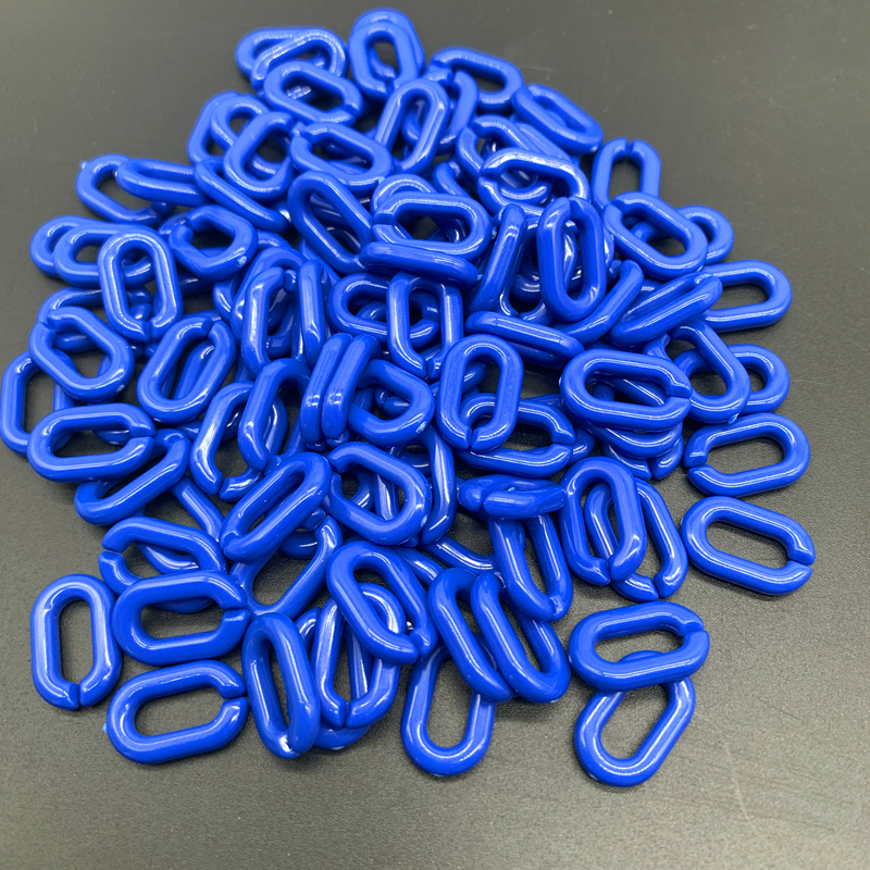 50pcs 15x10mm Acrylic Link Chain Keychains For Necklace Bracelet Making Colorful Chain Plastic Chain Links Jewelry Making