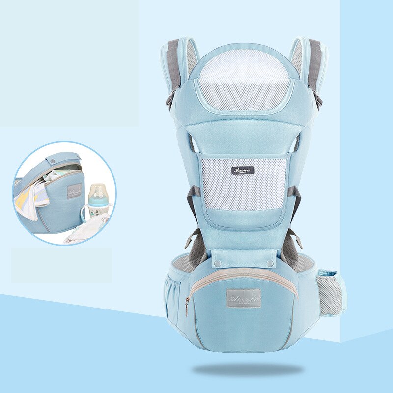 Honeylulu gecombineerde draagzak, afneembare rugtas, draagzak, reflecterende strip, kangoeroe, verschillende stijlen, rugzak, hipsit, ergoryukz: B katoen vier seizoenen