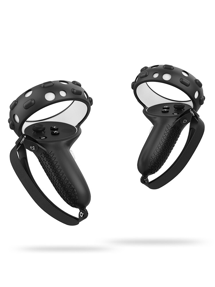 Grip Cover Voor Oculus Quest 2 Vr Controller Handvat Case Siliconen Volledige Beschermhoes Met Knuckle Band Voor Oculus Quest2 vr