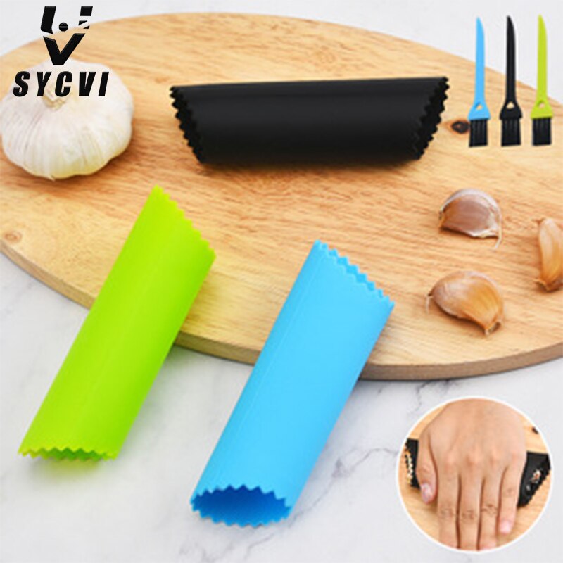 1Pc Silikon Knoblauch Schäler Knoblauch Rolle Stripper Silikon Knoblauch Schälen Rohr Aktualisierung Rolle Rohr Knoblauch Werkzeuge Küche Spielereien