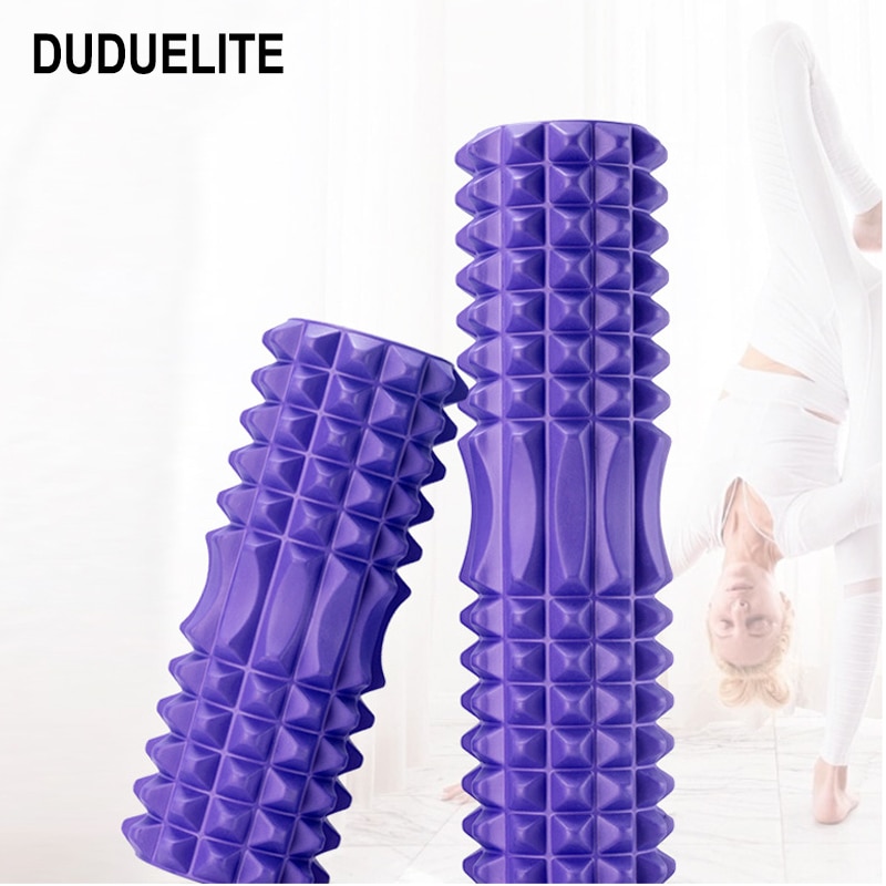 Foam Yoga Pilates Yoga Column Foam Roller Fitness Yoga Foam Block Two Sizes Grid Trigger Point Therapy Physio Muscle Relaxation