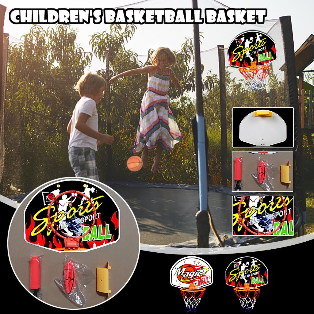 Basketbal Outdoor Kinderen Plastic Basketbal Hoepel Opblaasbare Basketbal Basketbal Bord Set Bord Kinderen #42