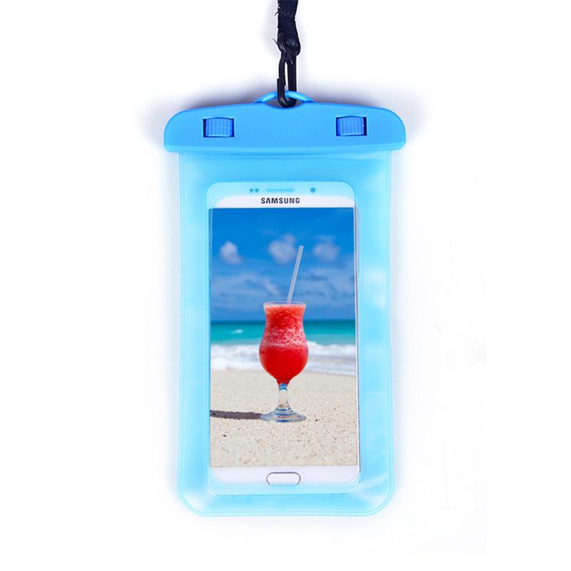 Waterdichte Telefoon Zakje Met Gevoelige En Transparante Scherm Stofdicht Snowproof Shockproof Dry Bag Voor 6 Inch Scherm