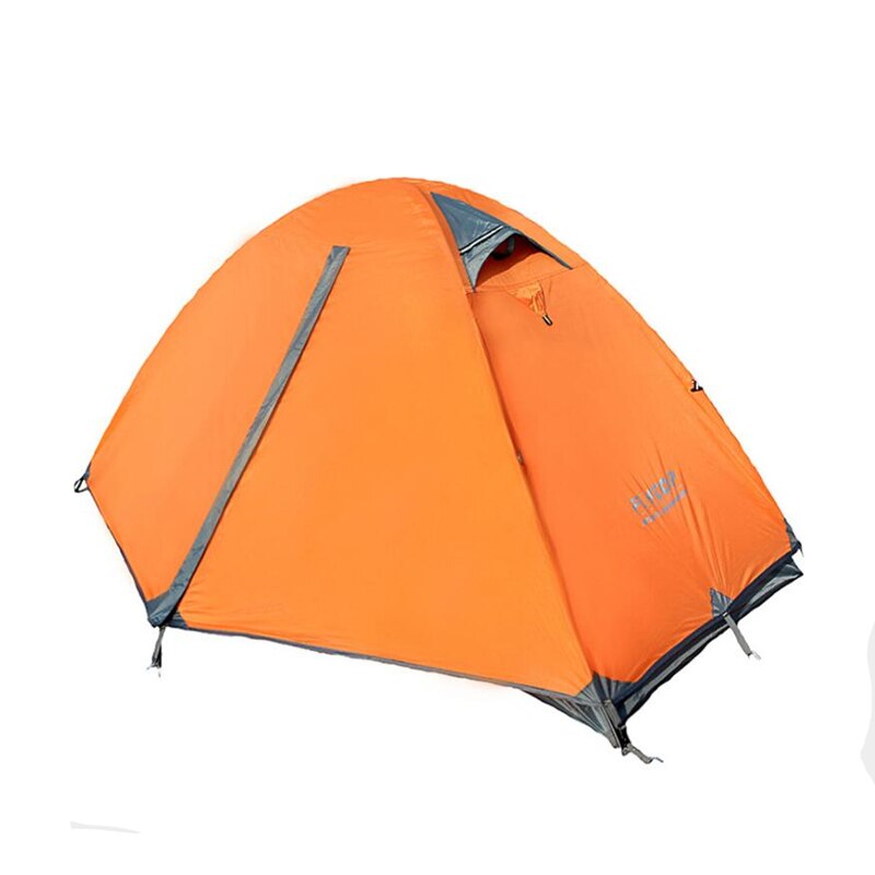 Fonoun Camping Tent Regendicht Winddicht Dubbele Lagen 1-2 Mensen Fluorescentie Materiaal FNT63