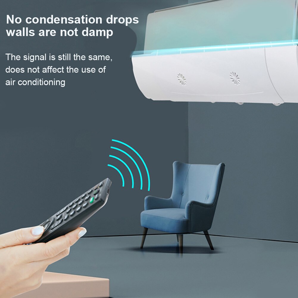 Retractable Anti Direct Blowing Air Conditioner Vent Shield Cold Wind Deflector