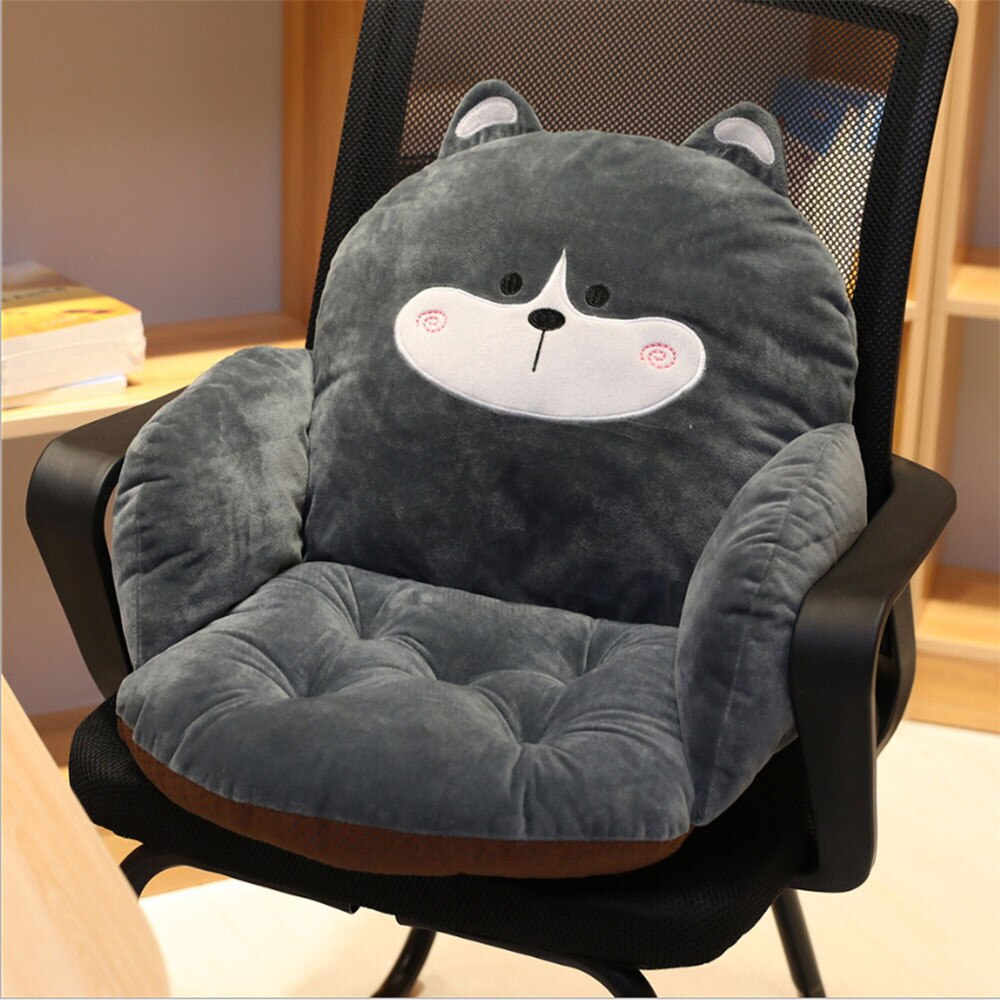 Lovely Cartoon Chair Cushion for Home Office Thicken Seat Pad Sofa Home Decorative Pillow Car Seat