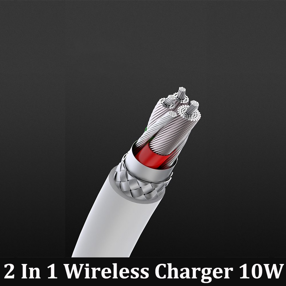 Smart 2 In 1 Magnetische Draadloze Qi Lader Voor Apple Horloge Serie Se/6/5/4/3/2/1 &amp; Snelle Oplaadkabel Voor Alle Iphone En Ipads