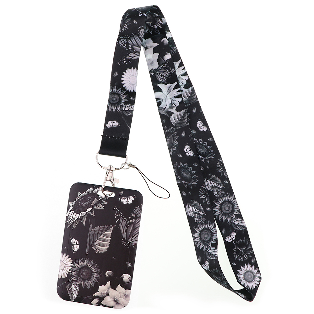 CB1362 Sunflower Cell Phone Lanyard For Phone Straps Keychain Camera Strap ID Card Gym USB Hanging Rope Accessories: 9
