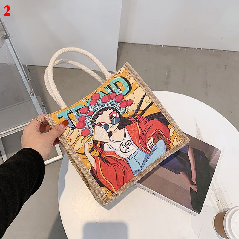 Japanischen Leinwand Tasche frauen Handtasche Herbst Und Winter Koreanische Stil Crossbody Kleine Tasche Für Frauen Leinwand Tote tasche: 2