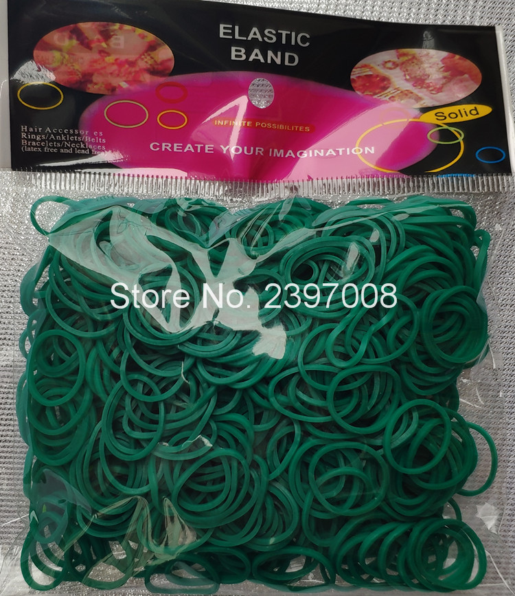 Vävstolsband gummiarmband för barn eller hår färgglada gummiband gör armband gör-det-själv-leksaker jul