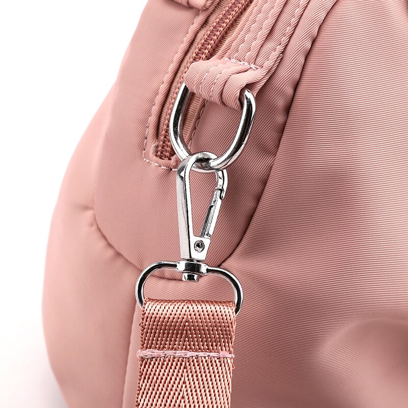 Piler Nylon Kupplung Frauen Tasche Rosa Handtasche Frauen Umhängetasche Schulter Handtasche Damen Umhängetasche Kleine Trage Tasche