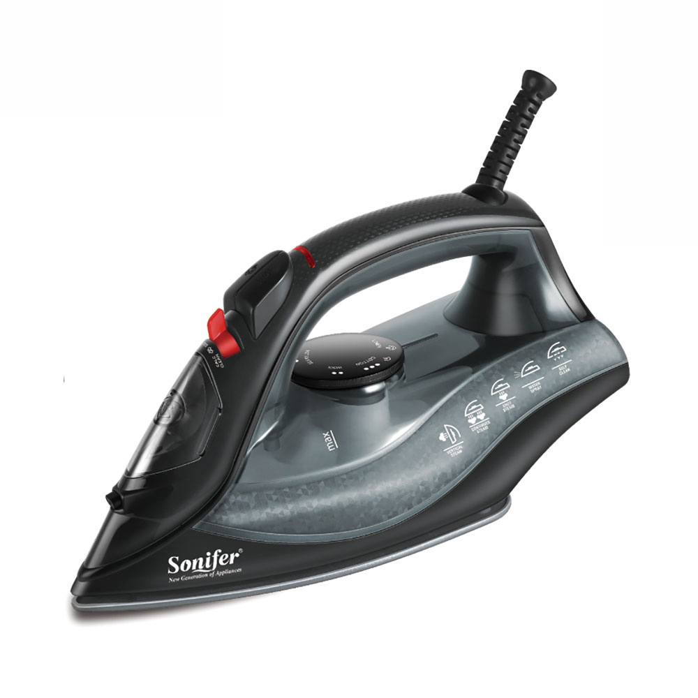 Sonifer – fer à vapeur électrique , pour voyage, maison, vêtements, repassage à la vapeur, plaque revêtue: SF9048-Gray / EU