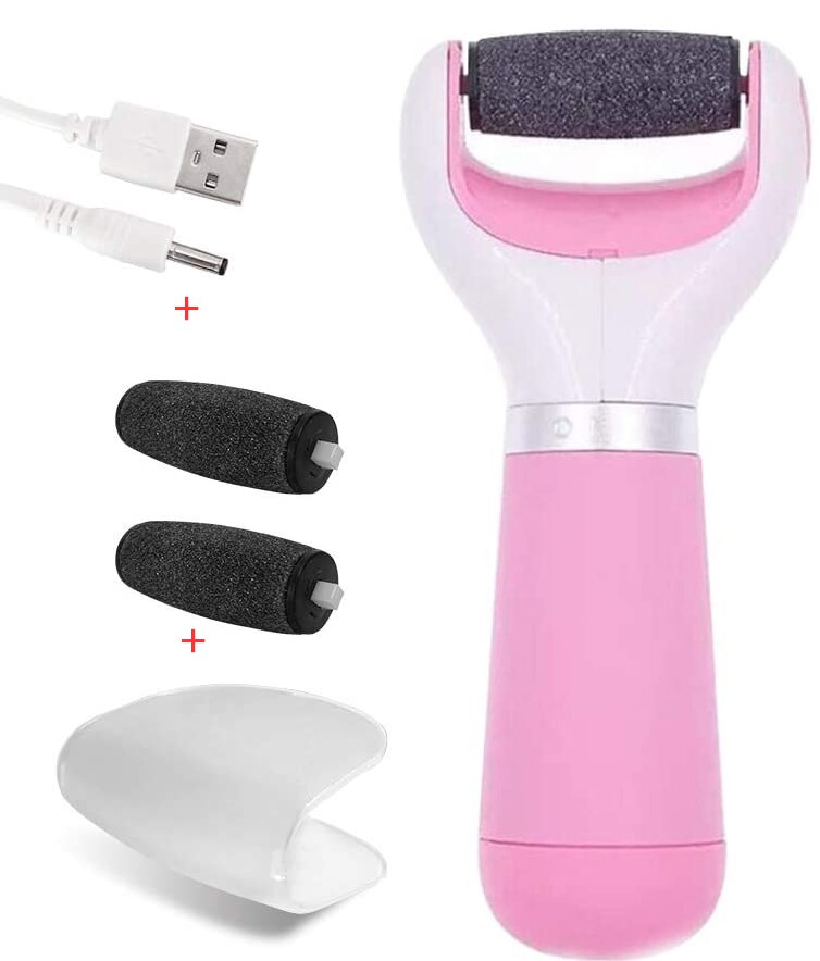 Foot Care Machine Foot Hard Dry Dead Cuticle Skin Remover Pedicure Care Tools Removal Foot Grinding File Skin Electric Tool: light green