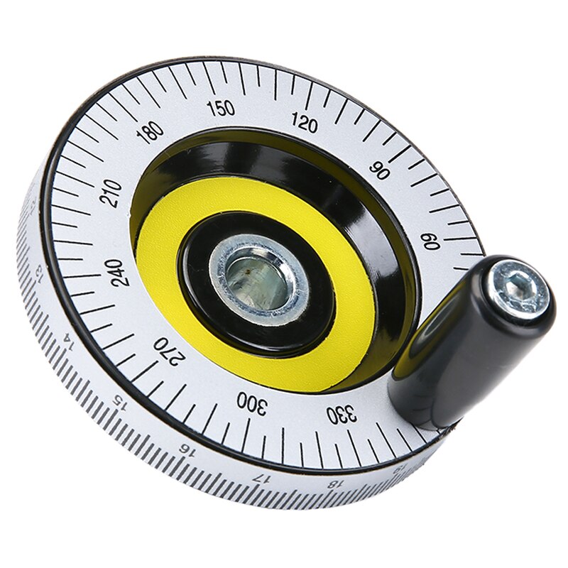 1pc Lathe Handwheel Hand Crank Handwheel Machinery Accessories 80mm Revolving for Milling Machine Spoked Hand Wheel