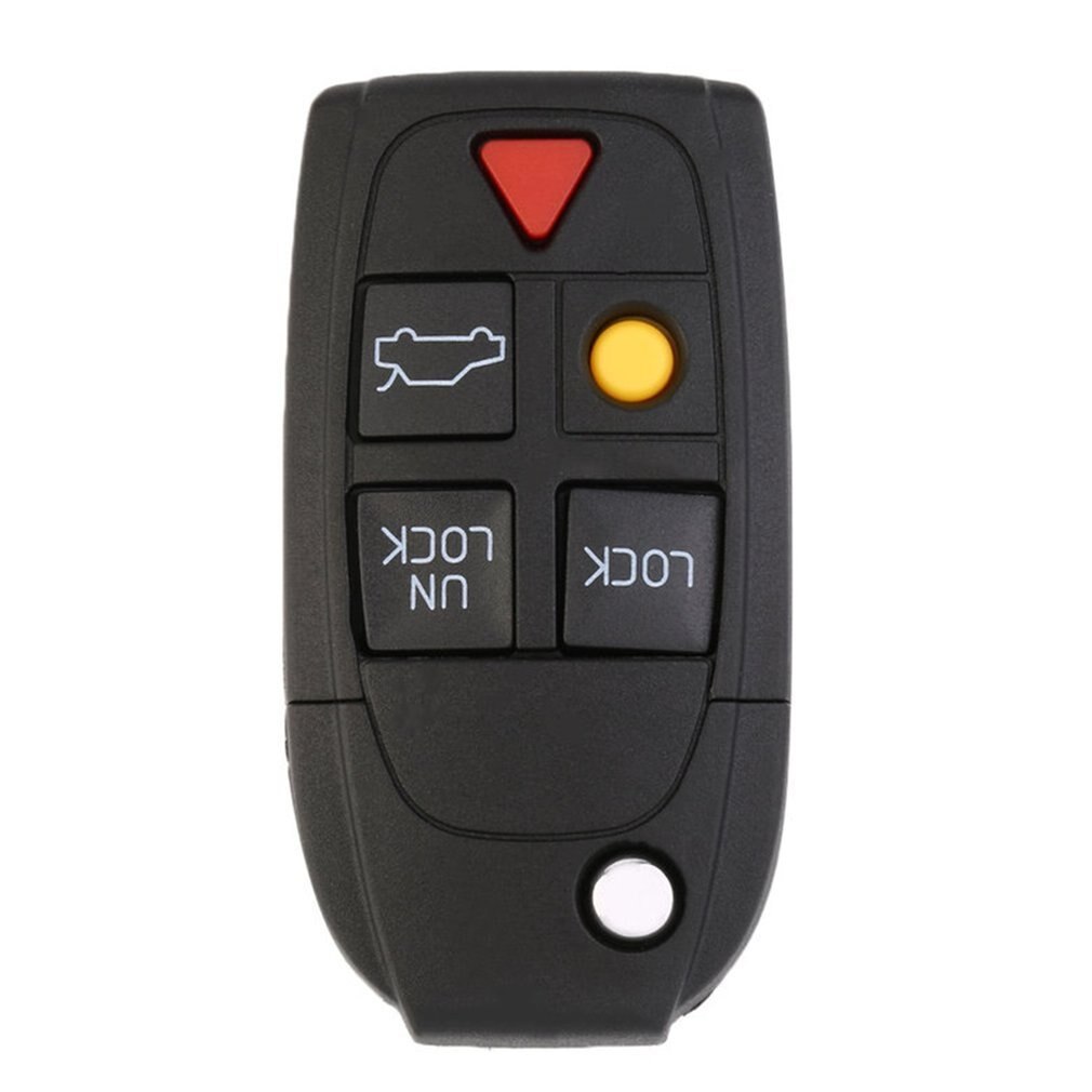 yks Replacement Shell Folding Flip Smart Keyless Entry Remote Key Case Fob 5 Button For VOLVO S80 S60 V70 XC70 XC90 ~~