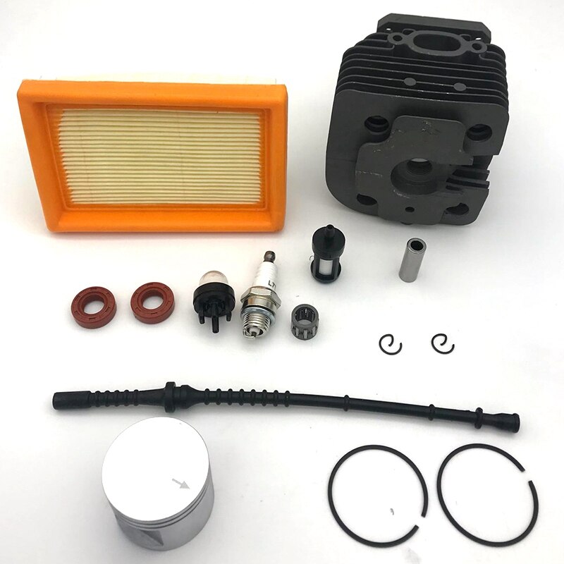 Kit cylindre-Piston 42Mm pour Stihl FS450 FS 450, ligne de filtre à Air et à carburant, bougie d'allumage pour joint d'huile, 4128 020