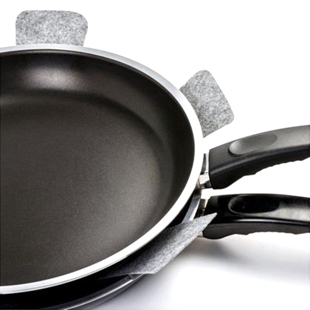 3Pcs/6Pcs/8Pcs Pot Pan Non-slip Scratch-proof Mat Protector Pads Divider Table Separator Set Kitchen Cookware Tools 30E