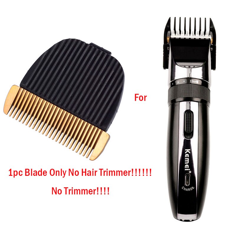 Plated Keramische Titanium Staal Blade Hoofd Haar Styling Accessoires voor KM-2171 Kemei Mannen Volwassen Oplaadbare Grooming Trimmer