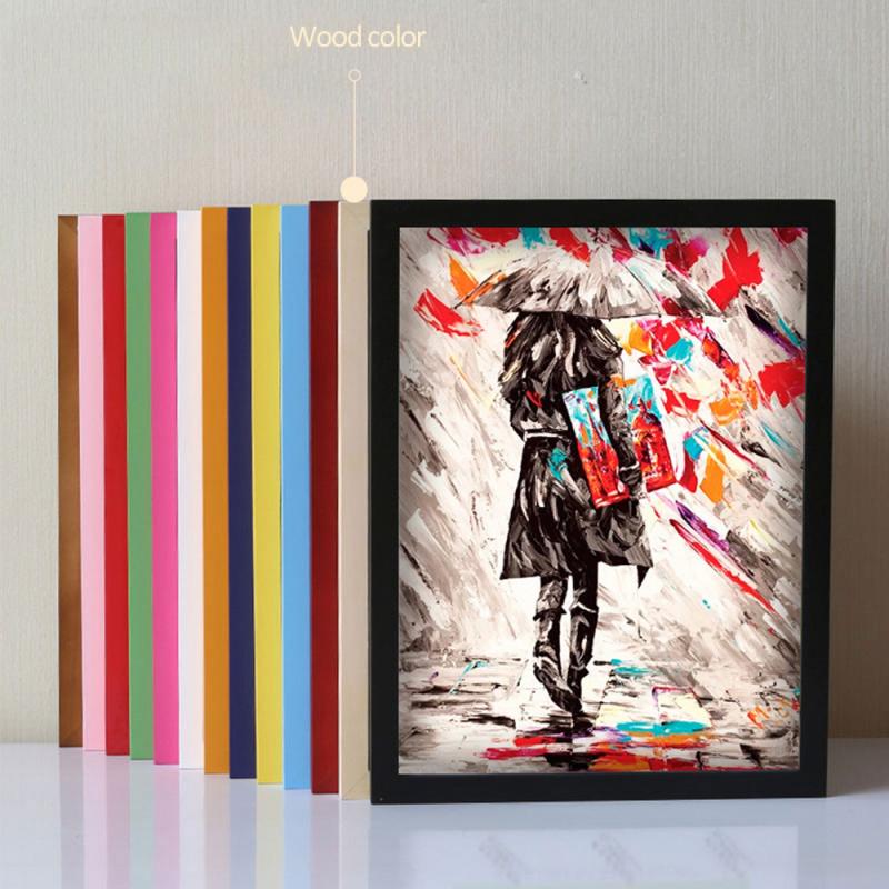 Wooden Photo Frame Home Modern Photo Display Wall ... – Grandado