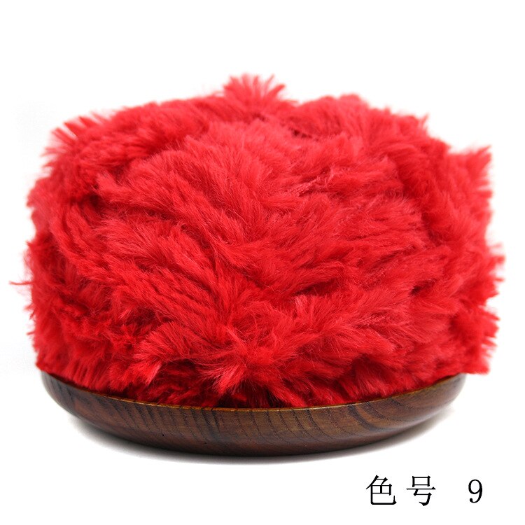 Outai Park of 5 Wool Fur-like Thread Diy Wool Ball Hand-knitted Sweater Thread Special Fancy Yarn Crochet Knitting Braids: 9