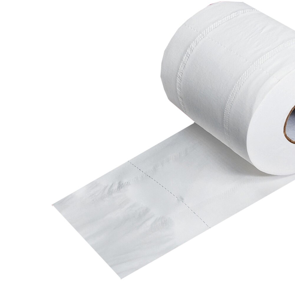 10 rollos de papel higiénico a granel, rollos de papel de baño blanco suave 4 capas rápido