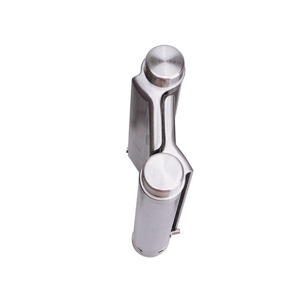 2pcs/set Stainless Steel Gate Door Hinge With Screws Easy Install Hard Self Closing Double Swinging Hardware Internal Cupboard