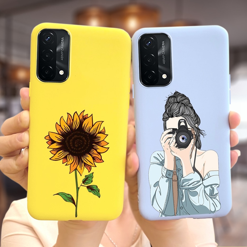 Hübsche mädchen-hülle für oppo reno 6 lite, silikon-Sanft-tpu-hülle, handyhülle für oppo reno 6 lite, reno 6 #39 rückseite 6.43 #39
