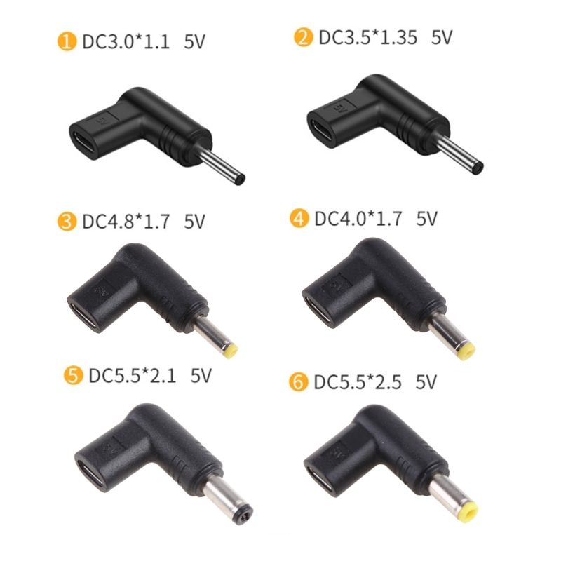 Type C to for Dc Power Cord Adapter Connector for Dc AC Power Adapter Tips