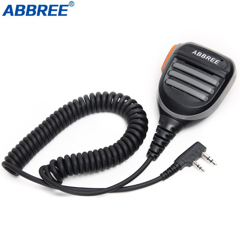 Abbree Imperméable PTT Haut-Parleur D'épaule Micro POUR Baofeng DM-860 DM-1701 DM-X DMR UV-82 UV-5R Talkie-walkie Radio Bidirectionnelle