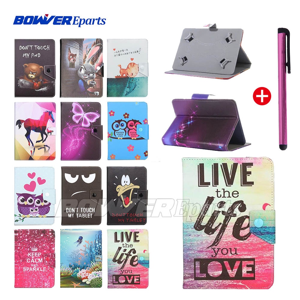 For BQ Aquaris M10 Ubuntu Edition/Tesla 2 W10 W8/E10/Edison 2 3 QuadCore 3G/Livingstone 3N 10.1 inch Tablet Universal Case Cover