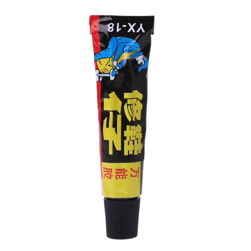 18ml superklæbende reparationslim til sko læder gummi lærred rør stærk binding