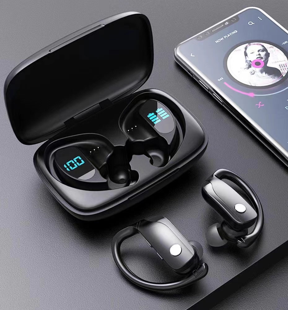 Bluetooth bezdrôtové slúchadlá skutočné bezdrôtové stereo slúchadlá basové slúchadlá handsfree mikrofón slúchadlá mobilného telefónu na športové cvičenie