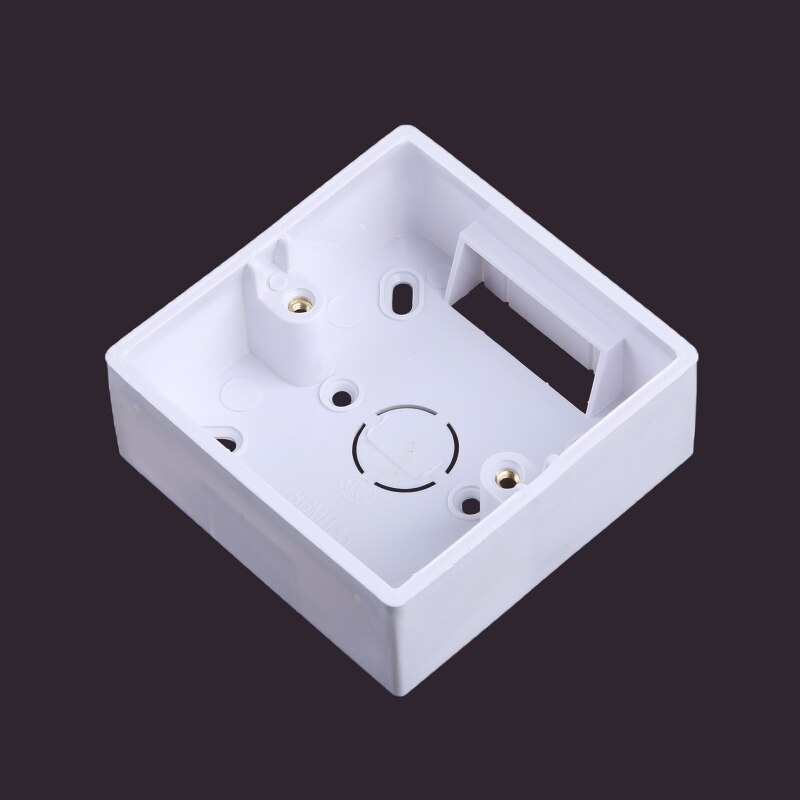 86X86 PVC Thickening Junction Box Wall Mount Cassette For Switch Socket Base Switch Bottom Box Electrical Box Accessories