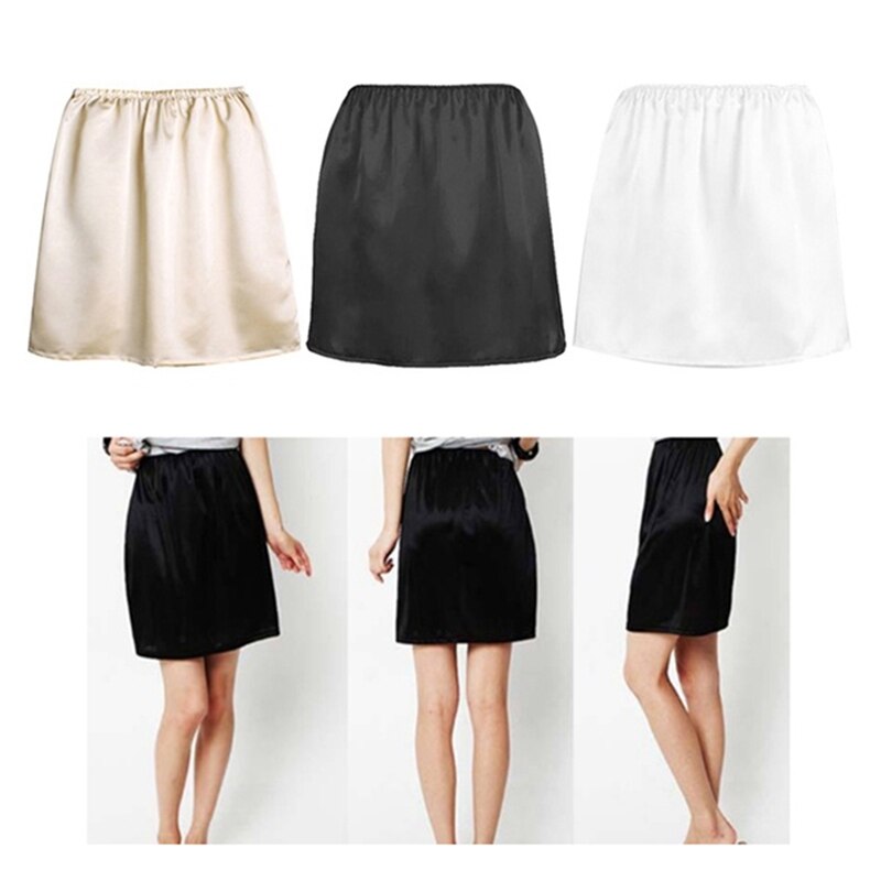 Woman Half Siips Elastic High Waist Commuting Office Solid Skirt Ladies Casual Loose Skirt Summer Women Clothing