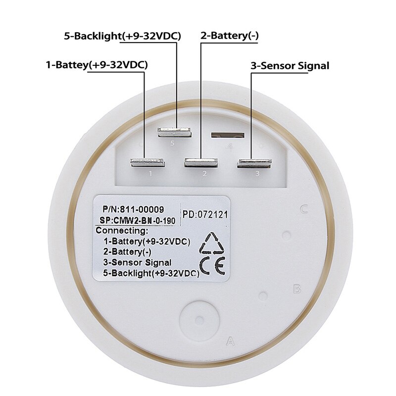 52MM Water Level Gauge with Water Level Sensor 100MM 125MM 150MM 200MM 300MM 400MM 0-190ohm Water Liquid Tank Level Indicator