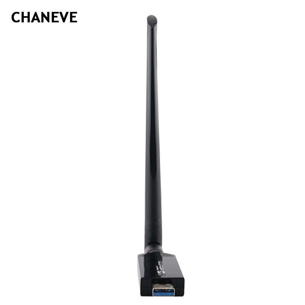 Chaneve RTL8812AU Chipset 5 Ghz 1200Mbps Wifi Adapter Usb 3.0 Draadloze Netwerkkaart + 5dbi Antenne Voor Windows 7/8/10/Kali Linux