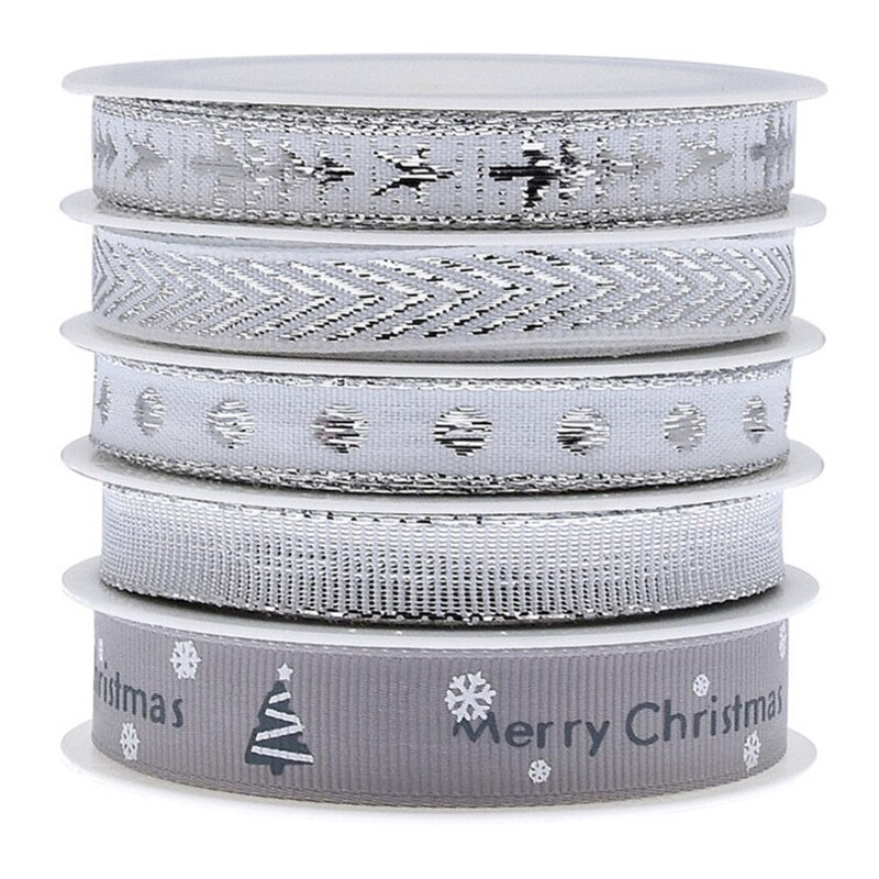Lint Kerstboom Bedrade Lint Breedte 2/10/15Mm Wired Lint Voor Cadeau Inpakken Cake Lint Diy handgemaakte Accessies