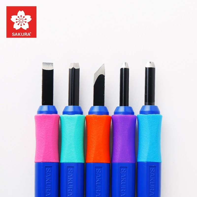 SAKURA 1pcs Wood Carving Knife Portable Art Pen Knife For Arts Wood Carving Tools Crafts Repair Multi DIY Hand Tools