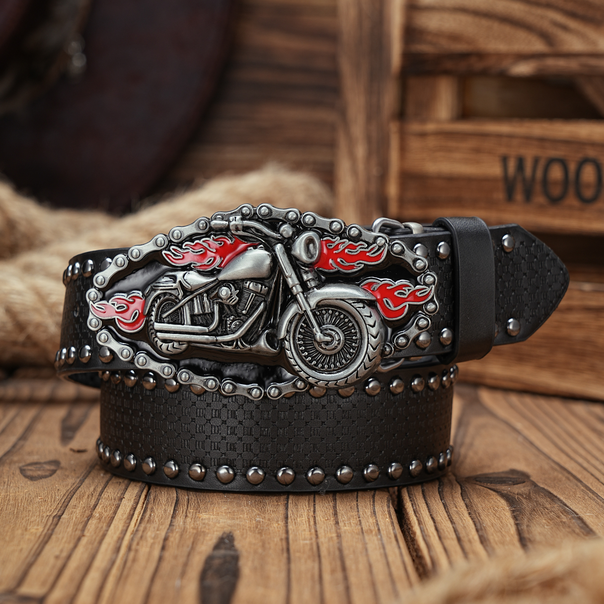 Masculino e feminino-Western-Cowboy-PU Couro-Cintos - Cinto de cavalo vintage com fivela gravada floral para jeans