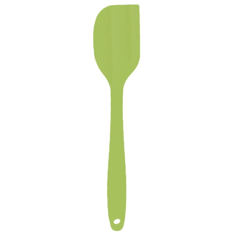 Multi-colored Spatula Kitchen Buttercream Silicone Cake Cooking Cream Spatula Cake Cooking Tool Kitchen Kitchenware: green