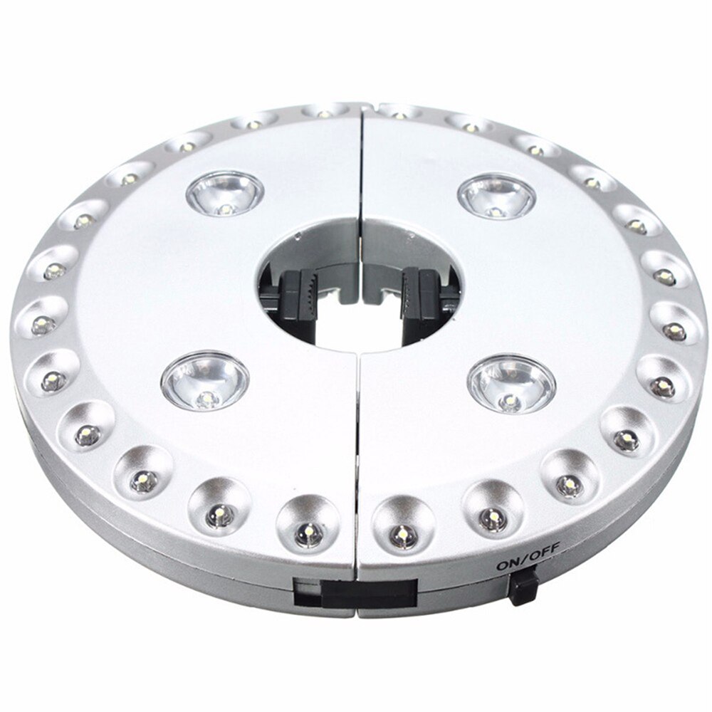 Parapluie, lampe solaire, éclairage Portable à 28Led, idéal pour le Camping, le jardin, une terrasse, un Patio, luminaire: Default Title