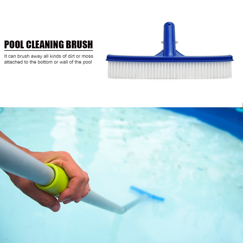 10 tommer swimmingpool børste plast vægrens børste til pool badekar spa alger væg renere udendørs rengøring børste værktøj