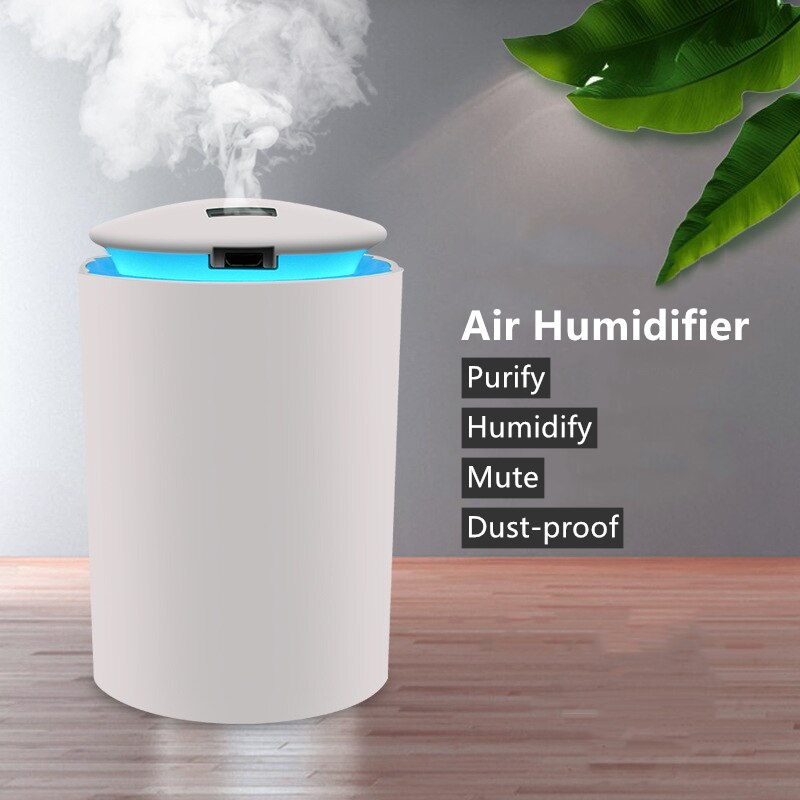 260ml Mini USB Air Humidifier Romantic With Colorful Light Aroma Car Purifier Home Office Cool Mist Maker Auto Car Accessories